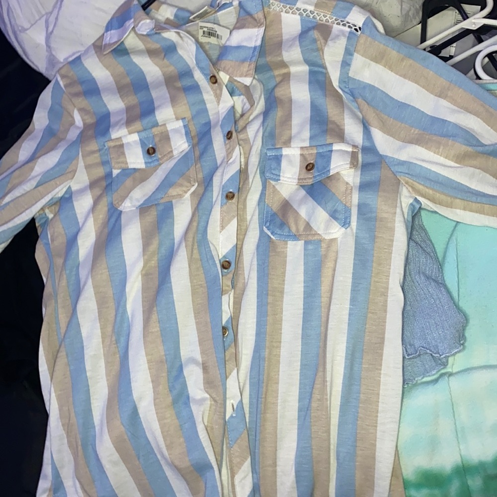 Button up long Sleeve (great for layering)